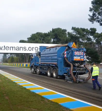 le mans circuit nettoyage